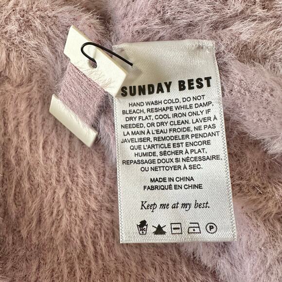 Aritzia Sunday Best Kitten Sweater Medium NWOT New - Picture 6 of 7